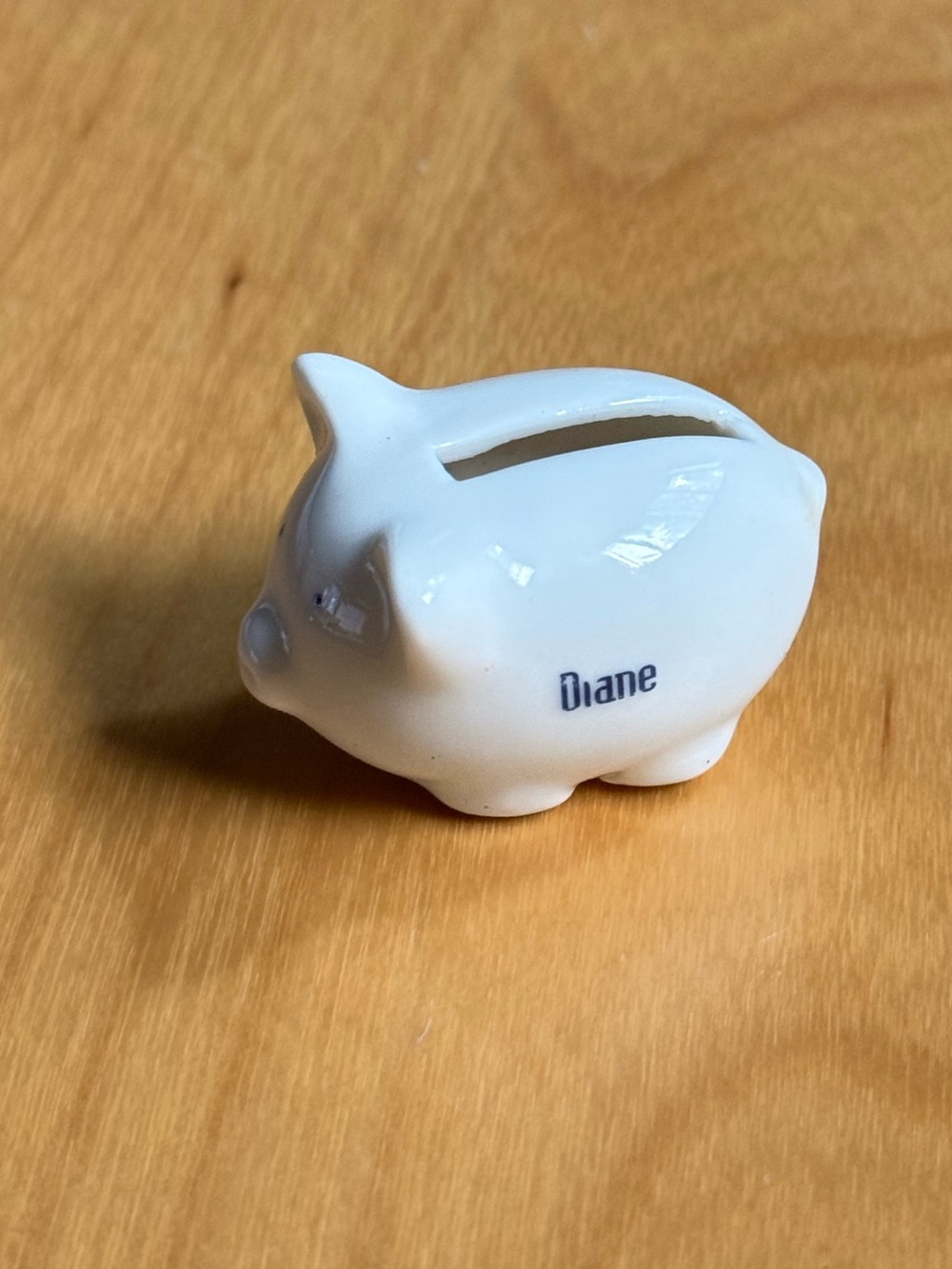 Diane Name Mini Pig For A Lucky Penny Vintage Trinket Novelty Goodluck Gift